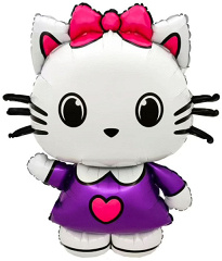 Шар (35''/89 см) Фигура, Маленькая кошечка, 1 шт. в уп.