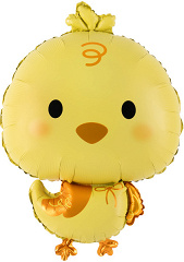 Шар (31''/79 см) Фигура, Милый цыплёнок, 1 шт. в уп.