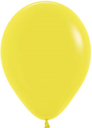 S Шар (10''/25 см) Желтый (020), пастель, 100 шт. (110020)