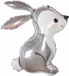 Шар (20"/51 см) Фигура, Лесной заяц (надув воздухом), 1 шт. 