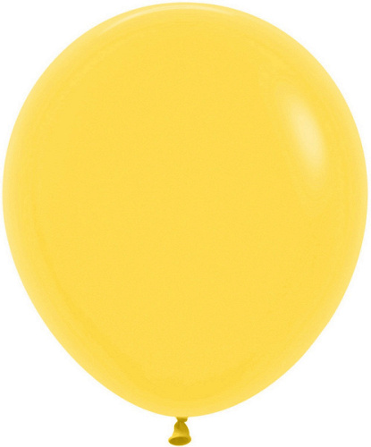S Шар (18''/46 см) Желтый (020), пастель, 1 шт. (118020) 1 шт.