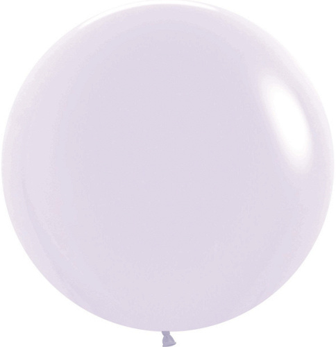 S Шар (24''/61 см) Светло-сиреневый (650), макарунс, 1 шт.