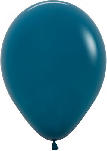 S Шар (12''/30 см) Глубокий бирюзовый (035), пастель, 50 шт. (112035-50)