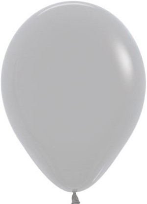 S Шар (12''/30 см) Серый (081), пастель, 12 шт. (112081-12)