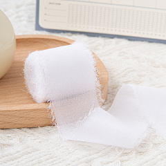 Лента декоративная (4 см*5 м) Белая, 1 шт.