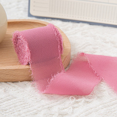 Лента декоративная (4 см*5 м) Розовая, 1 шт.