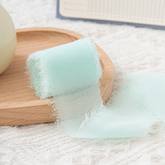 Лента декоративная (4 см*5 м) Мятная, 1 шт.