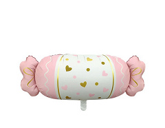 Шар (34"/86 см) Фигура, Конфета, Розовый, Сатин, 1 шт. в уп.