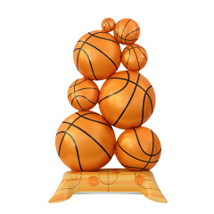 Шар 3D (59''/150 см) Фигура на подставке, Баскетбольные мячи, 1 шт. в уп.