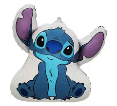 Шар (24"/61 см) Фигура, Монстрик Синий, 1 шт. в уп.