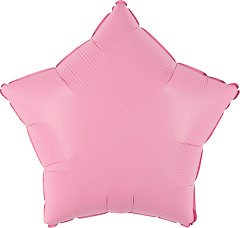 G Шар (18''/46 см) Звезда, Розовая Сакура, Матовый, 1 шт.