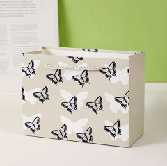 Пакет подарочный, Бабочки, 19,5*8,5*14,5 см, 1шт.