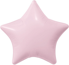 Шар (36''/91 см) Звезда, Зефирный, 1 шт. в уп.