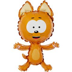 Шар с клапаном (17''/43 см) Мини-фигура, Котенок Котэ, 1 шт.