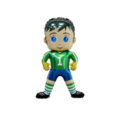 Шар (36"/91 см) Фигура, Футболист, 1 шт. в уп.