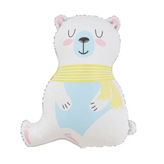 Шар (37''/94 см) Фигура, Полярный медведь, 1 шт. в уп.