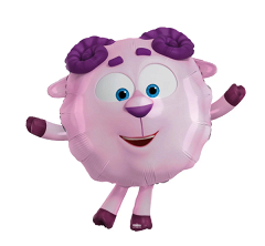 Шар (39''/99 см) Фигура, Смешарики, Бараш, 1 шт. в уп.