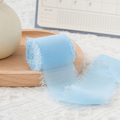 Лента декоративная (4 см*5 м) Нежно-Голубая, 1 шт.