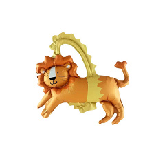 Шар (39"/99 см ) Фигура, Цирковой лев, 1 шт. в уп.