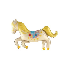 Шар (46''/117 см ) Фигура, Цирковая лошадь, 1 шт. в уп.