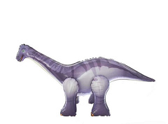 Шар 3D (47''/119 см) Фигура, Динозавр Диплодок, 1 шт. в уп.