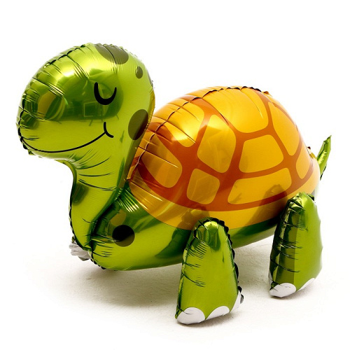 Шар 3D (25"/64 см) Фигура, Черепаха, 1 шт. в уп.