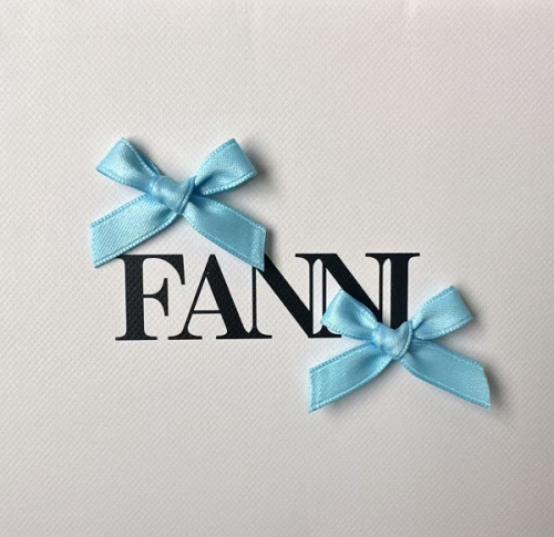 Бантики, Голубой, 4 см, 50 шт.