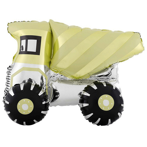 Шар 3D (25''/64 см) Фигура, Самосвал, 1 шт. в уп.