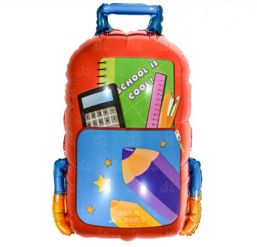 Шар (27"/69 см) Фигура, Школьный рюкзак, 1 шт. в уп.