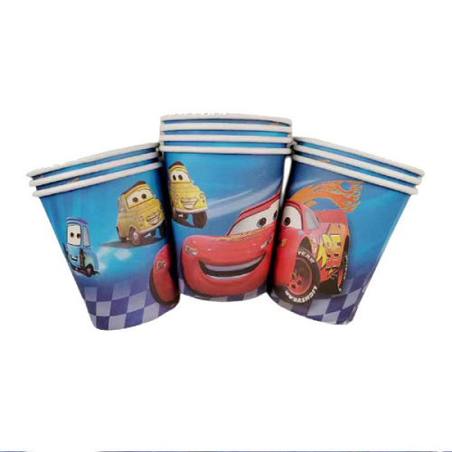 Стаканы (250 мл) Тачки, 10 шт.