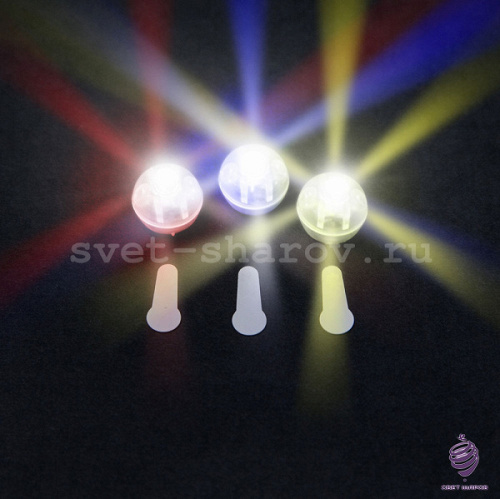 Круглый светодиодный модуль многоцветный (50шт.)