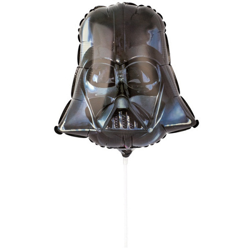 A Шар (11"/28 см) Мини-фигуры, Звездные Войны, Шлем Вейдера, 1 шт.