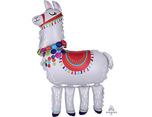 A Шар 3D (58"/147 см) Фигура, Лама, 1 шт. в уп.