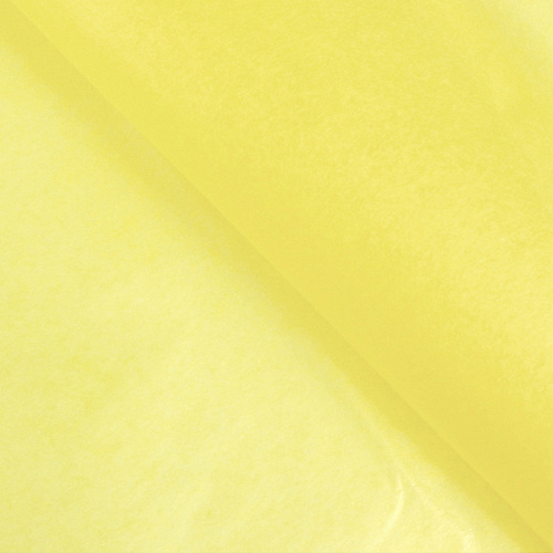 Бумага упаковочная, Тишью, Желтая, 10 шт.