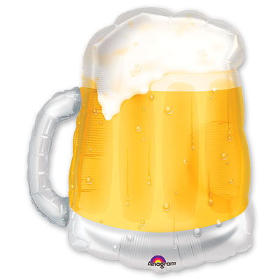 A Шар (24"/61 см) Фигура, Кружка пивная, 1 шт. в уп.