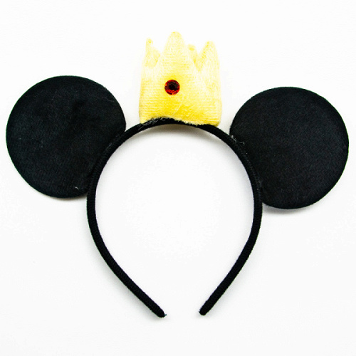 (Распродажа) Ободок с ушками, Мышка с короной