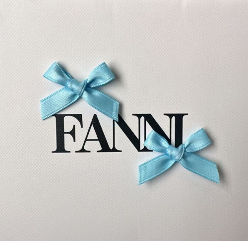 Бантики, Голубой, 4 см, 50 шт.