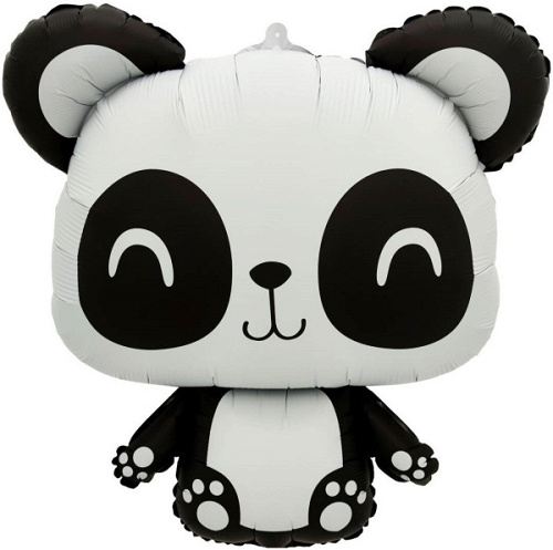 Шар (28''/71 см) Фигура, Маленькая панда, Сатин, 1 шт. в уп.