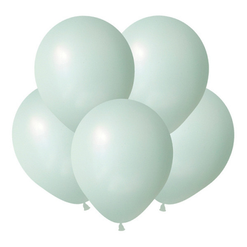Мятный Макаронс, Пастель / Green, латексный шар