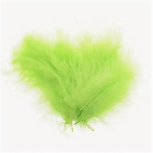 Перья, Зеленый, 12-15 см, 30 шт.