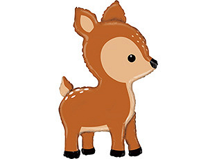 Б Шар (31"/79 см) Фигура,  Оленёнок, 1 шт. в уп.