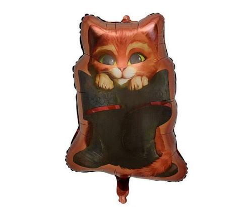 Шар (24"/61 см) Фигура, Кот в сапогах, 1 шт. в уп.