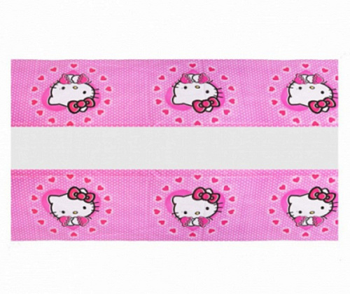 Скатерть одноразовая, Котенок розовый, 108*180 см, 1 шт.