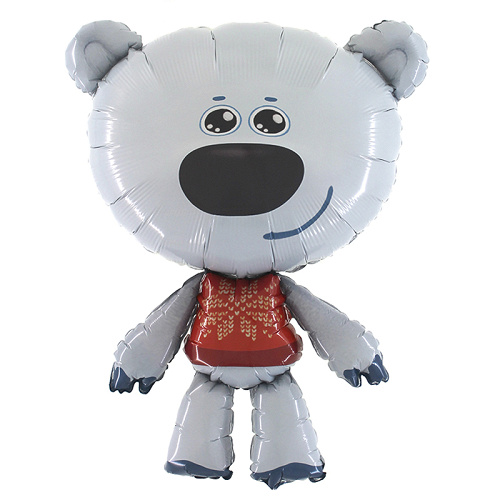 G Шар (32"/81 см) Фигура, Ми-Ми-Мишки, Тучка, 1 шт. в уп. (ОРР)