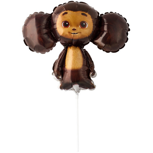 G Шар (16"/41 см) Мини-фигура, Чебурашка, 1 шт.
