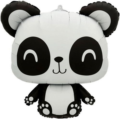 Шар (28''/71 см) Фигура, Маленькая панда, Сатин, 1 шт. в уп.