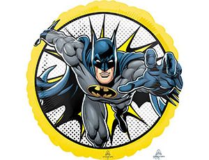 A Шар (18''/46 см) Круг, Бэтмен в полете, 1 шт. в уп.