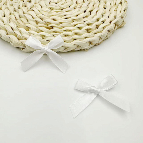 Бантики, Белый, 4 см, 50 шт.