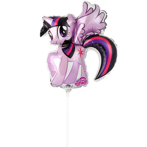 A Шар (11"/28 см) Мини-фигура, My Little Pony, Искорка, 1 шт.