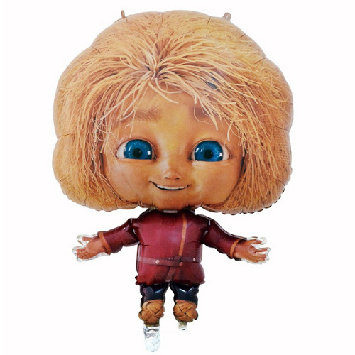 Шар (28"/71 см) Фигура, Кузя, 1 шт. в уп.